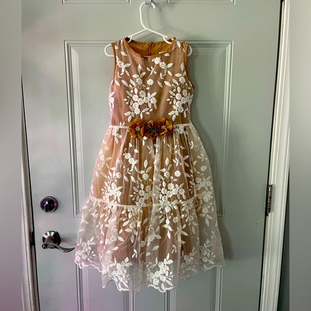 Girls flower dress